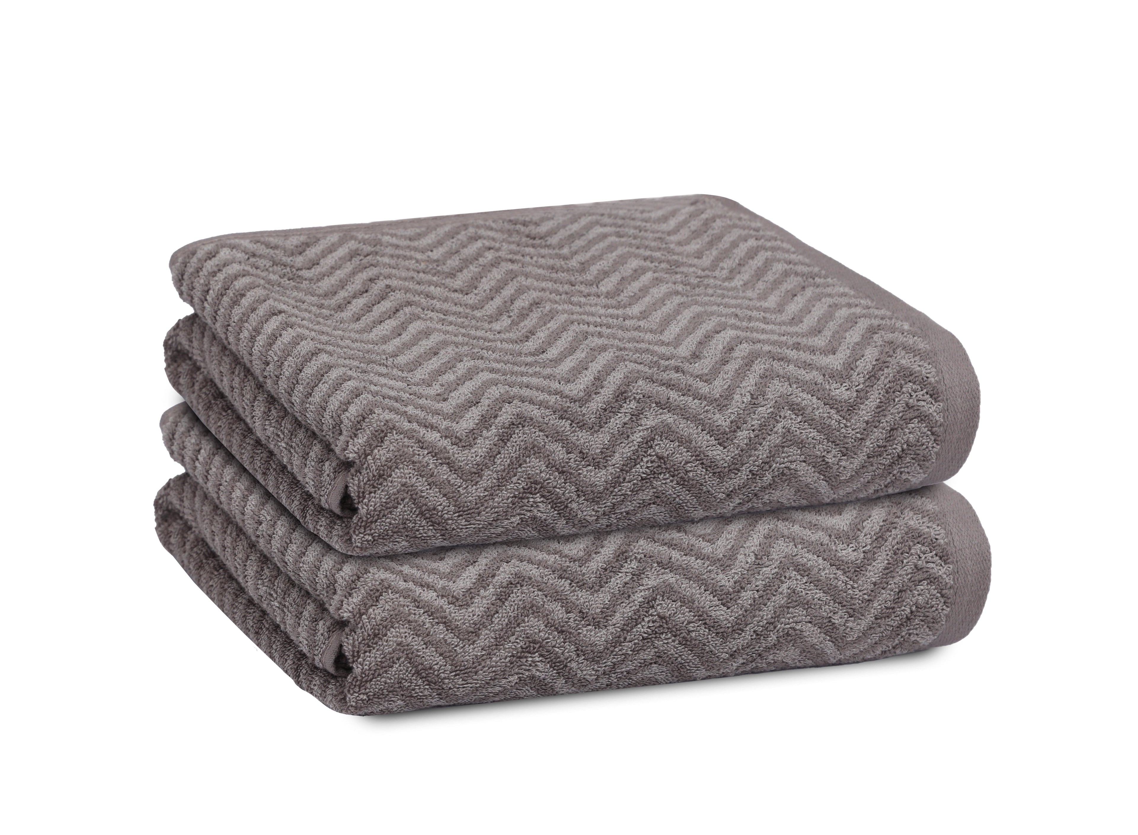 100% Cotton yarn Dyed Towel-Chevron