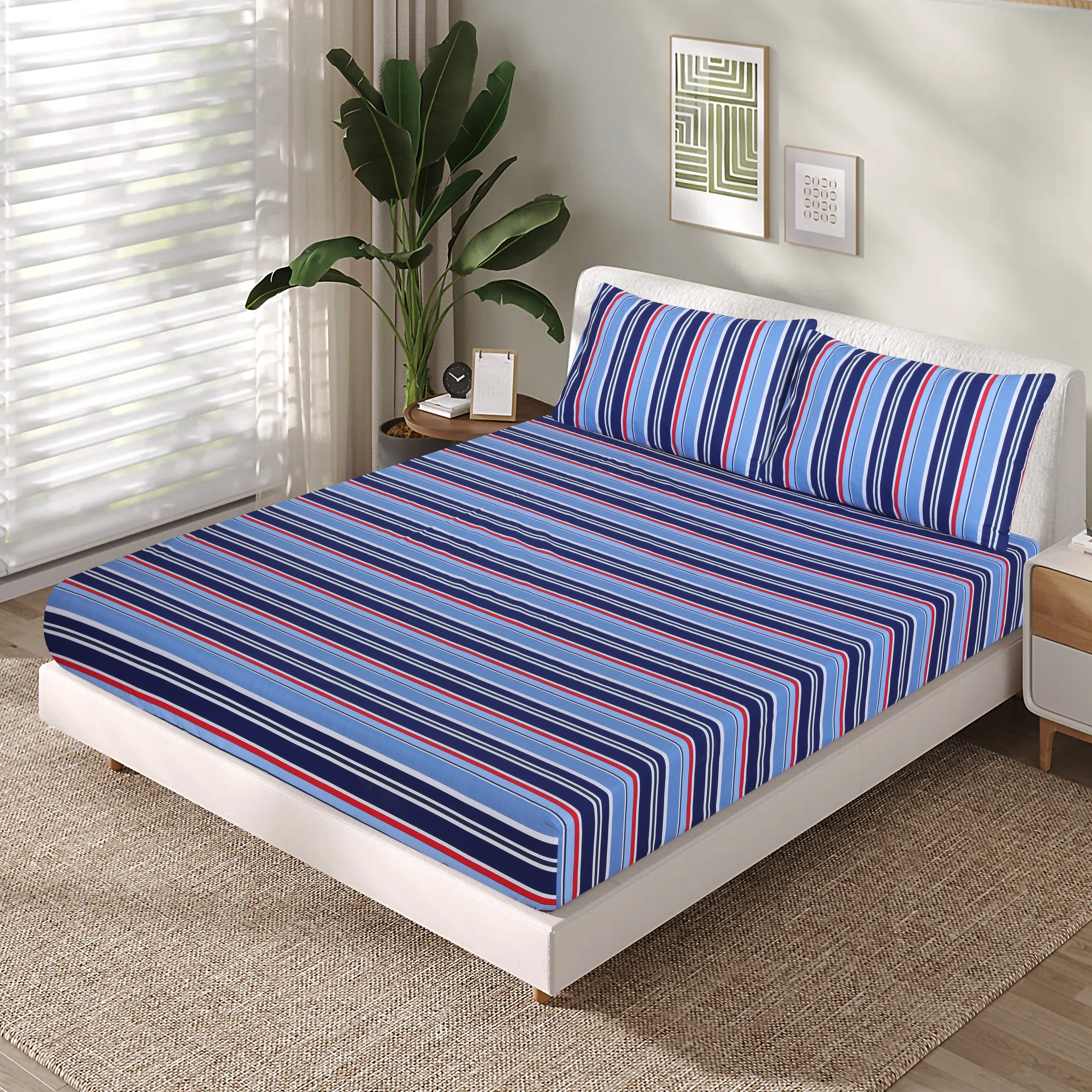 Cotton fitted sheet FT-156