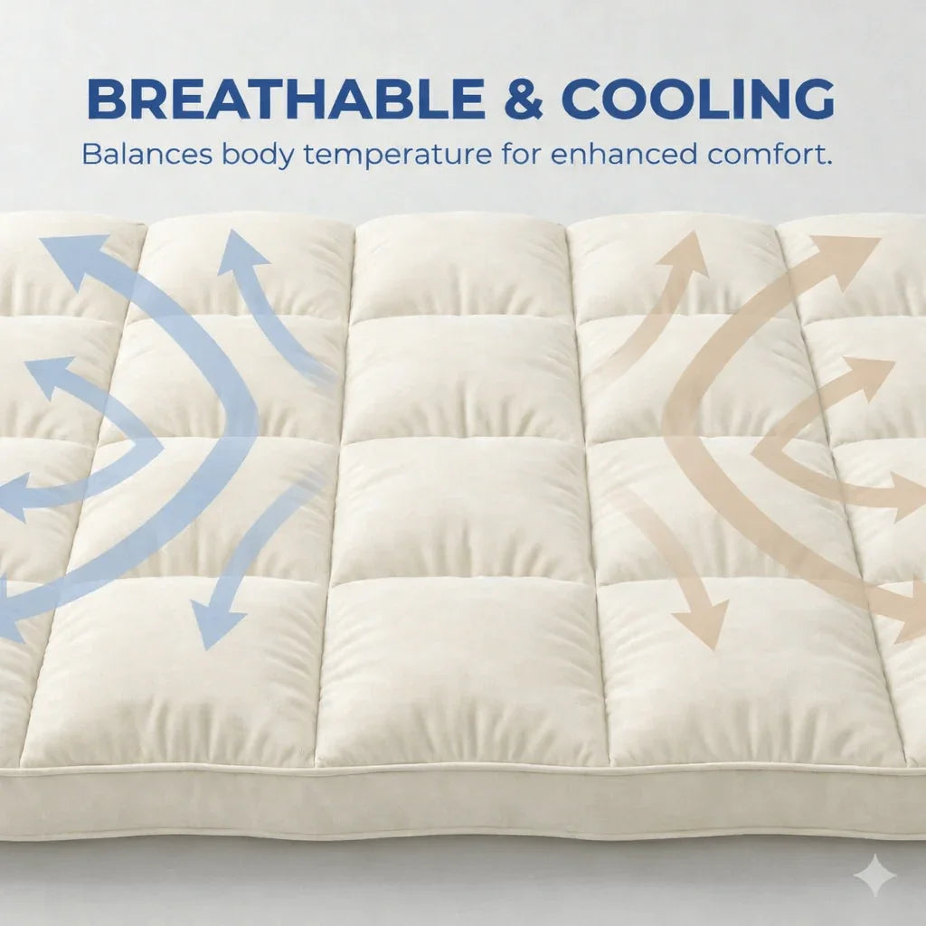 Pearl Ivory Mattress Topper