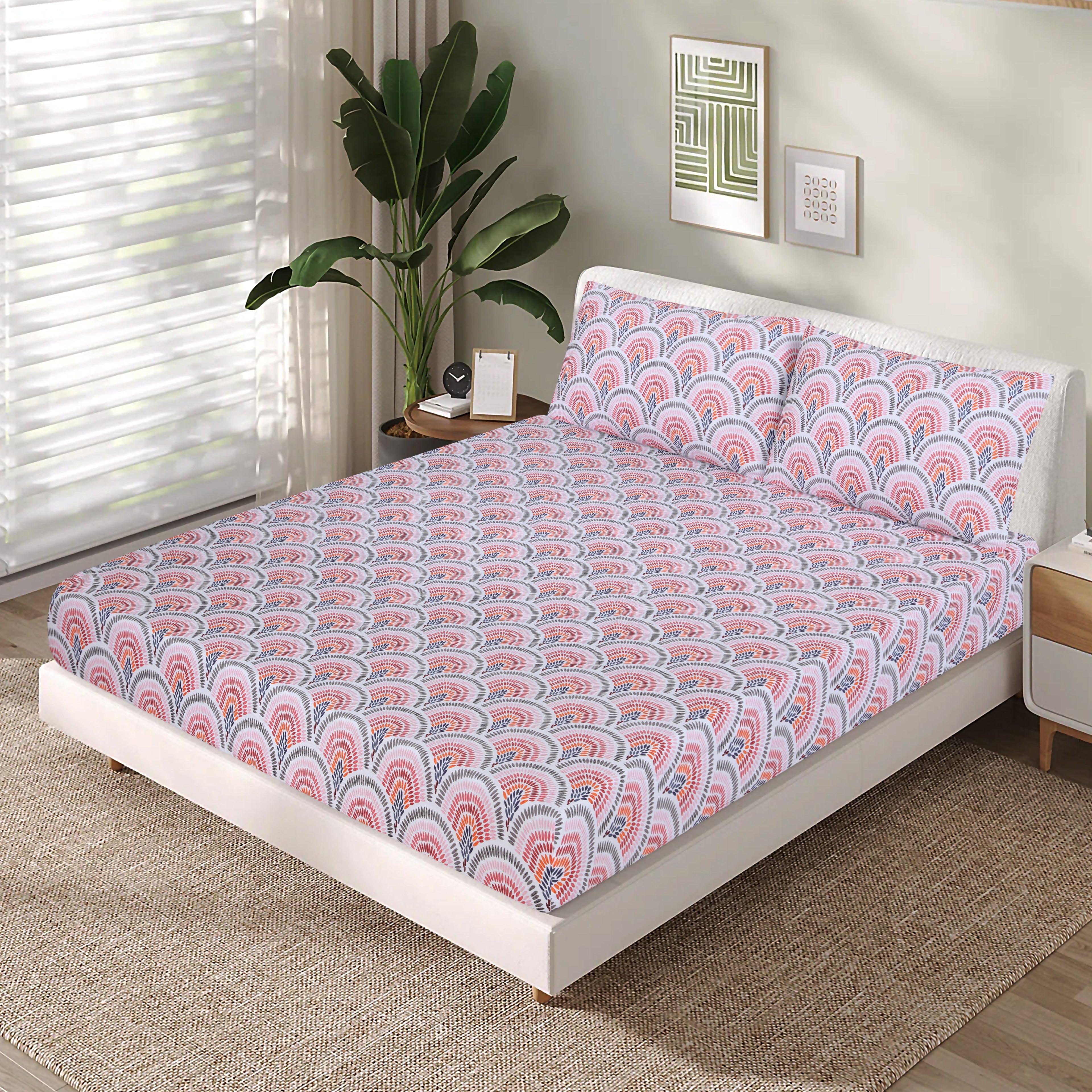 Cotton fitted sheet FT-163