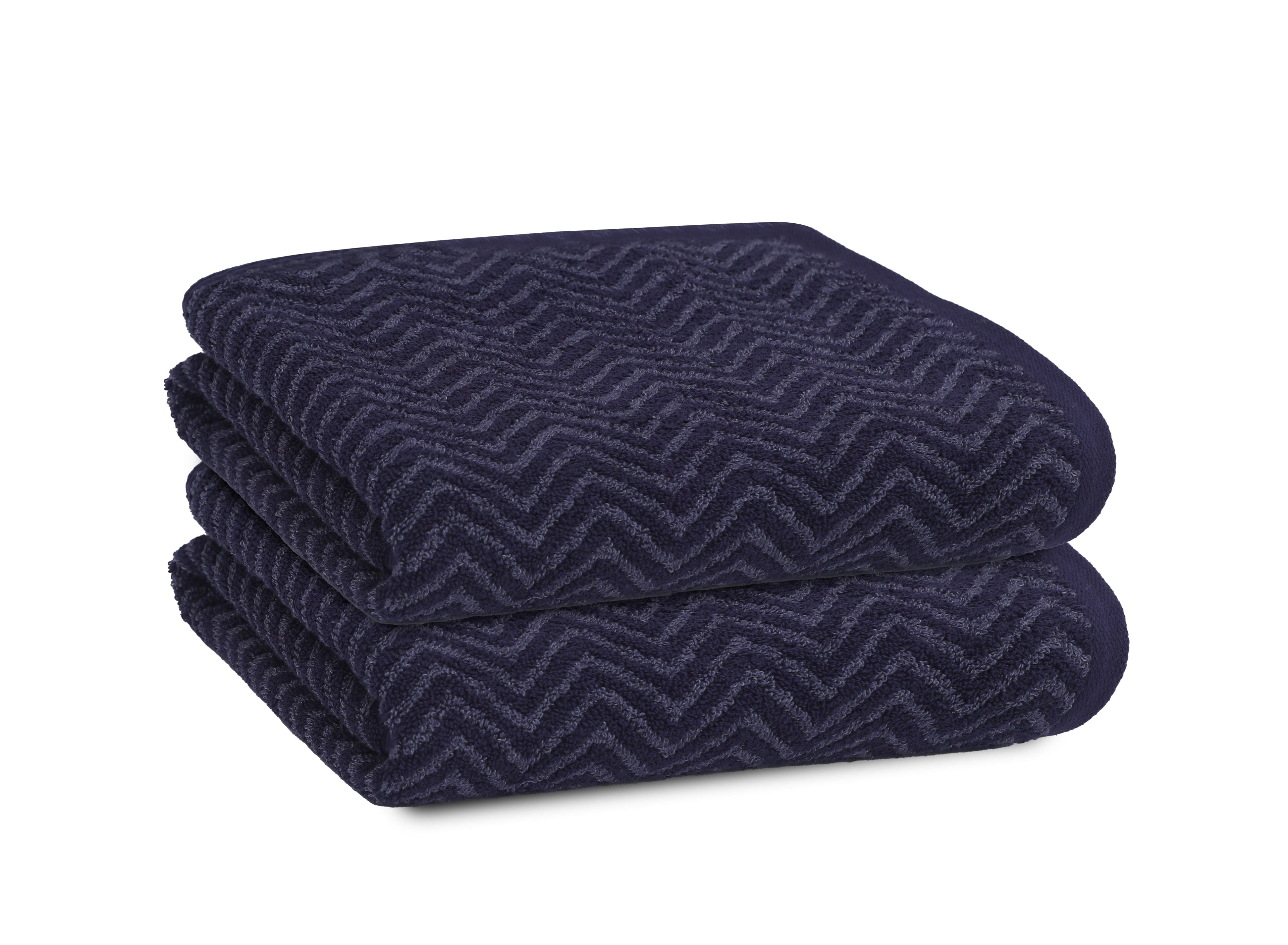 100% Cotton yarn Dyed Towel-Chevron