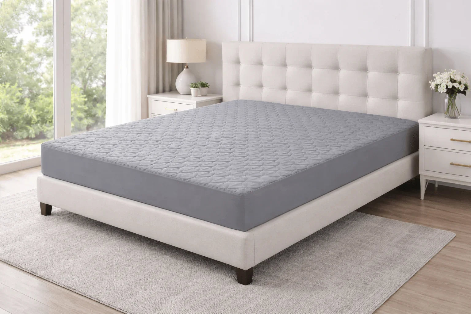 Graphite Deep-Fit Mattress Protector